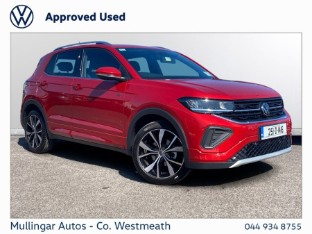 2025 Volkswagen T-Cross R-Line Auto with Extras 1.0TSI 116HP €39,950