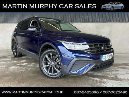 2022 Volkswagen Tiguan Allspace LIFE 2.0 TDI 150 BHP 7 SEATS €33,950