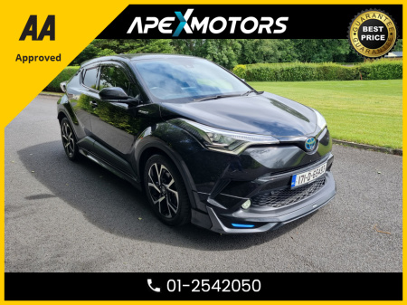 2017 Toyota C-HR FINANCE ARRANGED * CHR 1.8 PETROL HYBRID * NEW NCT MAR-27 * STAMPED SERVICE HISTORY * AA APPROVED * 101 SAFETY CHECKLIST * AUTOMATIC * IMMACULATE * HEATED SEATS * COLOUR REVERSE CAMERA * TOP-SPEC 5DR €18,749