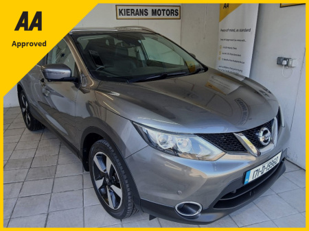 2017 Nissan Qashqai 1.2 SV PREMIUM : FULL LEATHER / REV CAMERA/ PANORAMIC ROOF : FINANCE ARRANGED : €15,500