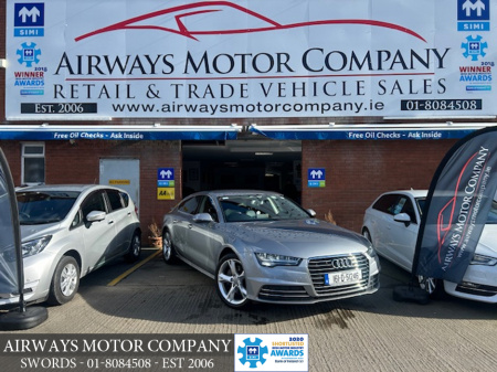 2016 Audi A7 3.0 TDI *  SE * ULTRA* AUTO * FULL LEATHER * PHONE * CRUISE * SAT NAV *  PARKTRONIC * AIRCON *  ALLOYS * €22,250