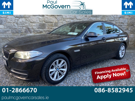 2016 BMW 5 Series D F10 SE 4DR**//**€200 ROAD TAX**//**FULL SERVICE HISTORY**//**WARRANTY**//**TRADE IN ACCEPTED**//**BLACK LEATHER INTERIOR**//**TAXED 11 2025! €14,999