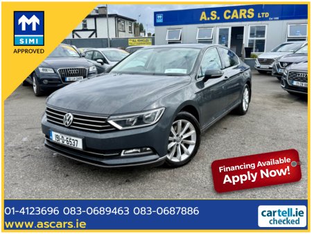 2019 Volkswagen Passat 2.0 TDI  COMFORT LINE AUTOMATIC ** ONE OWNER IRISH CAR ** FULL HISTORY ** REVERSE CAMERA + SENSORS ** APPLE CARPLAY / ANDROID AUTO ** SAT NAV ** SUPERB VALUE **