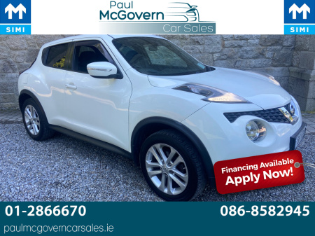 2015 Nissan Juke 1.5 DSL SV INT**//**WARRANTY**//**FINANCE ARRANGED**//**TRADE IN ACCEPTED**//**PEARL WHITE! €8,999