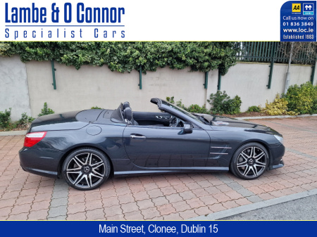 2014 Mercedes-Benz SL Class SL 350 3.5 AMG SPORT *** MAGNETITE BLACK METALIC / ANTHRACITE LEATHER *** AIRSCARF **** LOW MILEAGE ****