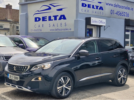 2018 Peugeot 3008 ALLURE 1.6 BLUE HDI 120BHP NCT 06/27 FINANCE AVAILABLE @ €67 PER WEEK PARKING SENSORS/ REVERSE CAMERA/ HALF LEATHER SEATS/ TOUCH SCREEN MEDIA/ ANDROID AUTO/ APPLE CAR PLAY/ HISTORY CHECKED