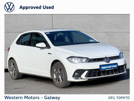 2022 Volkswagen Polo R Line 1.0 Tsi 95 Bhp,Class Colour & Spec,1 Owner,FSH,Rear Camera,Aircon,App Connect,Bluetooth,Cruise Control + much more €22,945