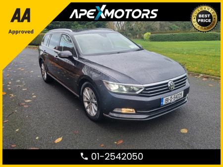 2019 Volkswagen Passat FINANCE ARRANGED * 2.0 ESTATE AUTO HIGHLINE  * AUTOMATIC (DSG) * AA APPROVED  * 101 SAFETY CHECKLIST * 12-MONTH ROADSIDE ASSIST  * IMMACULATE * TOP-SPEC 5DR HATCH * LOW LOW MILES * ADAPTIVE CRUISE