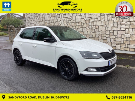 2018 Skoda Fabia Monte Carlo 1.0tsi 95HP 4DR €11,950
