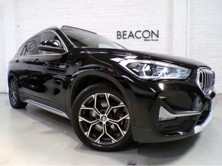 2021 BMW X1 *2021*1 OWNER PHEV BMW XDRIVE25E XLINE AUTOMATIC*PAN-SUNROOF*OYSTER DAKOTA LEATHER TRIM*HDD SAT-NAV*X-LINE BODY-STYLING*PARKING SENSORS*LED HEADLIGHTS*2X CHARGE CABLES*18