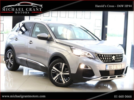2018 Peugeot 3008 1.2 PETROL AUTOMATIC ALLURE 130BHP / ONLY 79KM / IRISH CAR €20,595