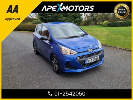 2019 Hyundai i10 FINANCE ARRANGED * TOP-SPEC SE * 1.0 5Dr * LOW LOW MILES  * NEW NCT NOV-26 * IMMACULATE ( AS NEW )  * AA APPROVED * 101 SAFETY CHECKLIST * 12-MONTH ROADSIDE ASSIST  * 2-KEYS * LOW TAX * STAMPS HISTORY €11,249