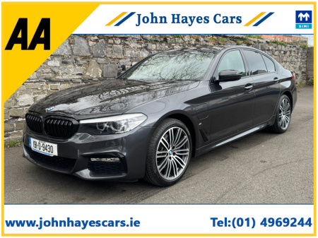2019 BMW 5 Series M SPORT 530e HYBRID PHEV//VERY LOW MILEAGE//COMFORT PACKAGE//BEIGE LEATHER//BMW SERVICE HISTORY//SIMI AND AA DEALER