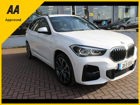 2021 BMW X1 XDRIVE25E M-SPORT 5DR ESTATE AUTOMATIC // ALPINE WHITE // 19 INCH UPGRADED ALLOYS // BLACK DAKOTA LEATHER // STUNNING CAR // BUY WITH CONFIDENCE AA AND SIMI APPROVED DEALER // FINANCE ARRANGED //