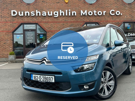 2016 Citroen Grand C4 Picasso 1.6HDI 120BHP EXCLUSIVE 7 SEATER *LOW KMS* €9,900