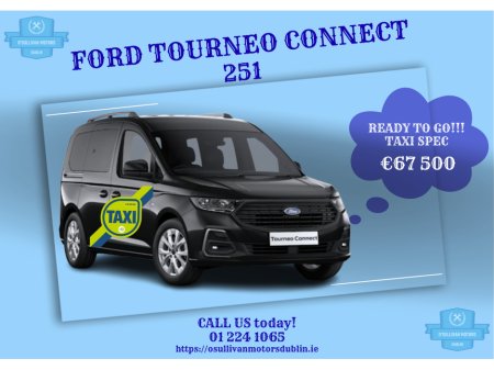 2025 Ford Tourneo Connect / 251 / 2.0 DIESEL / 7 SEATER / WAV €67,500