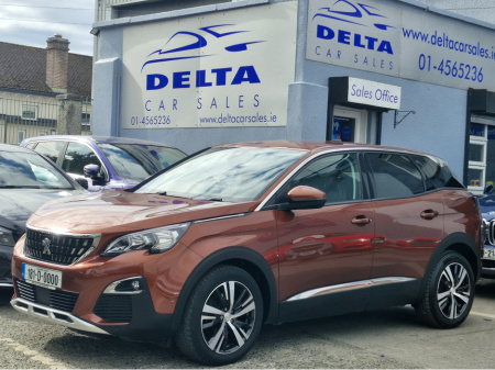 2018 Peugeot 3008 ALLURE 1.6 HDI 130BHP NCT 04/27 FINANCE AVAILABLE @ €75 PER WEEK PARKING SENSORS/ REVERSE CAMERA/ HALF LEATHER SEATS/ TOUCH SCREEN MEDIA/ ANDROID AUTO/ APPLE CAR PLAY/ HISTORY CHECKED €16,750