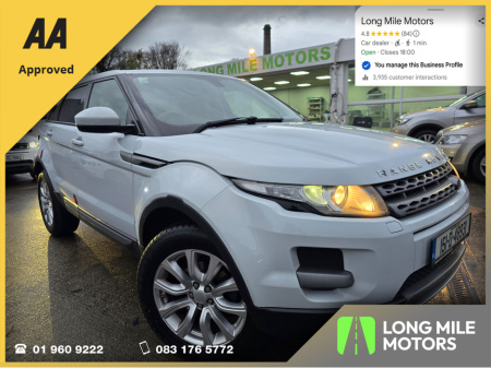 2015 Land Rover Range Rover Evoque 2.2 ED4 PUR PURE TECH 2WD 5DR P/TECH 150HP
