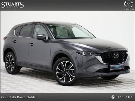 2023 Mazda CX-5 *EXCLUSIVE LINE COMFORT* MACHINE GREY WITH STONE LEATHER. ELECTRIC TAILGATE, KEYLESS, HEADS UP, NAV, ELECTRIC HEATED MEMORY SEATS, REAR CAMERA