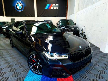 2021 BMW 5 Series **** RESERVED ***545 XDRIVE M SPORT (BIGGEST SPEC IN IRL) NAPPA LEATHER- VISIBILITY PACKAGE - DRIVER ASSIST PROF PACK- PARK ASSIST PROF PACK-  MASSAGE SEATS- CLIMATE SEATS- HEADS UP- 4 ZONE CLIMATE -