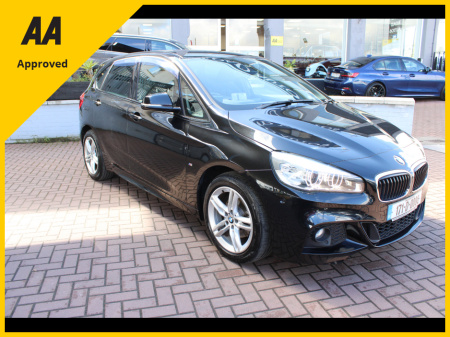 2017 BMW 2 Series BMW 218D M-SPORT PLUS 5DR ESTATE AUTOMATIC // IMMACULATE CONDITION FINISHED IN UNMARKED SOLID BLACK // OUR OWN DEALER WARRANTY // BUY WITH CONFIDENCE AA AND SIMI APPROVED DEALER // ALL TRADE INS