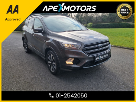 2019 Ford Kuga FINANCE ARRANGED * TOP-SPEC *  * ST-LINE TDCI * AA APPROVED * 101 SAFETY CHECKLIST * IMMACULATE * HEATED SEATS * COLOUR REVERSE CAMERA * LOW MILES * CRUISE CONTROL and SPEED LIMITER * 2-KEYS * NEW NCT