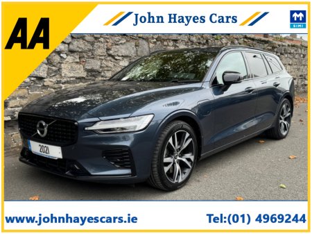 2021 Volvo V60 R-DESIGN T6 RECHARGE 4WD//FULL SERVICE HISTORY//FULL LEATHER//GREAT SPEC//SIMI AND AA DEALER