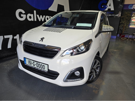 2015 Peugeot 108 ALLURE WITH REAR CAMERA-77K MLS FROM NEW €7,450