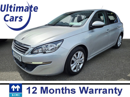 2014 Peugeot 308 1.6 HDI ACTIVE 35,872 km 12 Months Warranty Finance Available