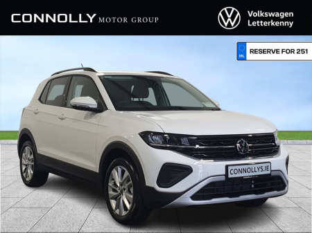 2025 Volkswagen T-Cross Life 1.0 TSI 95HP Manual *From €277 Per Month*