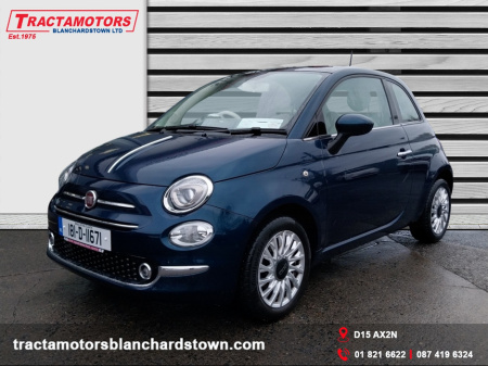 2018 Fiat 500 1.2 8V 69BHP LOUNGE DUALOGI DUALOGIC 3DR