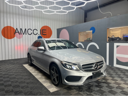 2016 Mercedes-Benz C Class MERCEDES C CLASS AUTOMATIC C220D AMG LINE / 46k KMs / HEATED SEATS , REVERSE CAMERA & MORE