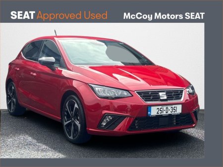 2025 SEAT Ibiza *SAVE €4500 FROM NEW * IBIZA 1.0TSI 115hp DSG FR * PREMIUM DESIRE RED METALLIC * FINANCE FROM 0% * WARRANTY UNTIL 2028 *
