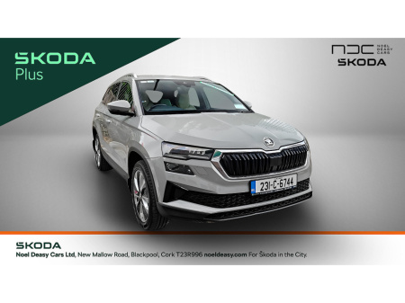 2023 Skoda Karoq STYLE FACELIFT 2.0 TDI- 115 BHP- STEEL GREU WITH IVORY LEATHER TRIM-BEAUTIFUL CAR €35,950