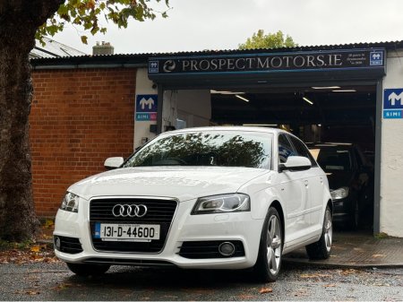 2013 Audi A3 1.4tfsi S-Line, Automatic, Only 76kms, New Nct 10/2026, Apple Car Play, Android Auto, Reversing Camera, A/C, Alloys, Privacy Glass, Service & Warranty Included, SIMI Dealer,