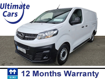 2022 Opel Vivaro L2H1-1.5 100PS-6SP 5DR 12 Months Warranty Finance Available €18950 Including Vat