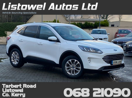2022 Ford Kuga TITANIUM 5DR 1.5 TD 120BHP* SATELLITE NAVIGATION * DIGITAL-CLUSTER * FACTORY PRIVACY GLASS * CRUISE CONTROL * LANE ASSIST * BLUETOOTH * REVERSE CAMERA * ROOF RAILS * PARKING SENSORS FRONT & REAR