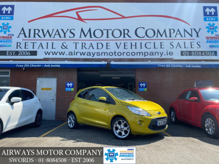2014 Ford Ka * 1.2 ZETEC * 3DR * 5 SPEED MANUAL * SERVICE HISTORY * MEDIASTREAM * AIRCON *  ALLOYS  * FOGS * €6,400