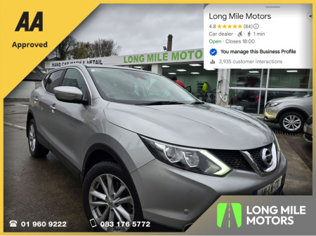 2014 Nissan Qashqai 1.5 SV SAFETY PK + CON CONNECT 4DR €8,450