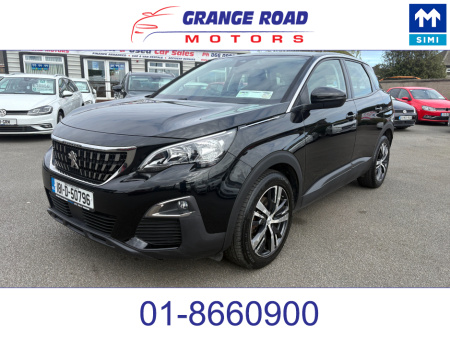 2018 Peugeot 3008 1.2 ACTIVE 130 S/S 5DR 130BHP *LOW MILEAGE* €14,750