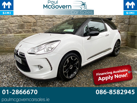 2014 Citroen DS3 1.6 E HDI DSTYLE PLUS  2DR CONVERTIBLE**//**NEW NCT**//**€180 ROAD TAX**//**WARRANTY**//**TRADE IN ACCEPTED**//**SERVICE HISTORY! €7,950