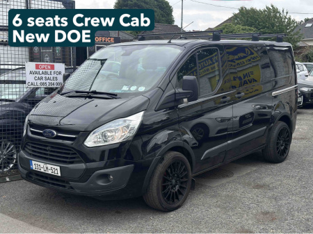 2013 Ford Transit Custom 6 Seats Crew Cab