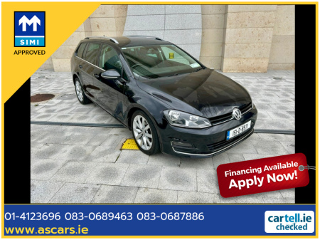 2015 Volkswagen Golf HIGHLINE 1.6 TDI ** COMPREHENSIVE SERVICE HISTORY ** HIGH SPEC IRISH CAR ** REVERSE CAMERA ** SAT NAV ** 2 KEYS ** SUPERB EXAMPLE ** €8,995