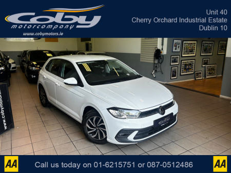 2023 Volkswagen Polo LIFE 1.0 TSI 95BHP 5DR AUTO. Pristine Car Irish Car with only 24km, FSH, 2 Keys. Alloy Wheels, Digital Dash, CarPlay, Air Con, Bluetooth, MFSW, Cruise Control, Full Electrics and more.