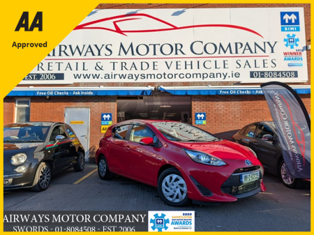 2018 Toyota Aqua TOYOTA AQUA * 1.5 HYBRID * AUTO * FULL BLACK LEATHER* CARPLAY * PHONE * SAT NAV * REV CAM * AIRCON * €11,995