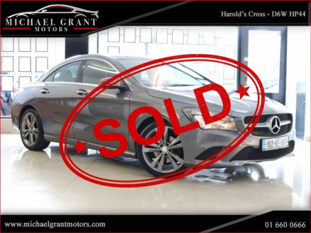 2016 Mercedes-Benz CLA Class CLA180 1.6 PETROL URBAN / IRISH CAR / 2 OWNERS / NCT 2026