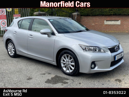 2013 Lexus CT 200 h EXECUTIVE 1.8 PETROL HYBRID AUTOMATIC 5DR HATCHBACK *LOW KMS 79400KM* *IRISH CAR* *FULL LEXUS SERVICE HISTORY* *NCT 02/2026* *TAX 09/2025 €180 ROAD TAX* *SERVICE & WARRANTY INCLUDED* €11,950