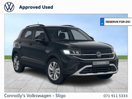 2025 Volkswagen T-Cross EDITION 75 1.0TSI 95HP €35,664