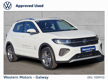 2024 Volkswagen T-Cross Full R-Line Spec, Alloys, Camera, Sensors, Apple Car Play Plus Much More.