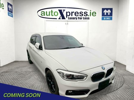 2016 BMW 1 Series 118D SPORT 2.0 Automatic, Reversing camera €16,200